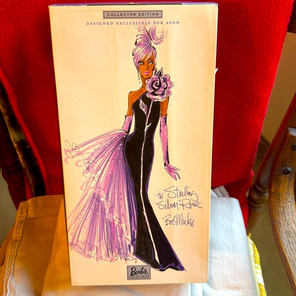 Barbie: The Sterling Silver Rose- Collectors ed. Bob Mackie (African American)